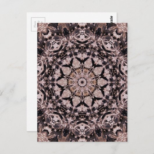 Peachy Pattern Briefkaart (Voorkant / Achterkant)