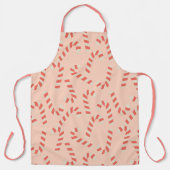 Peachy Pink Christmas Candy Canes Schort (Voorkant)