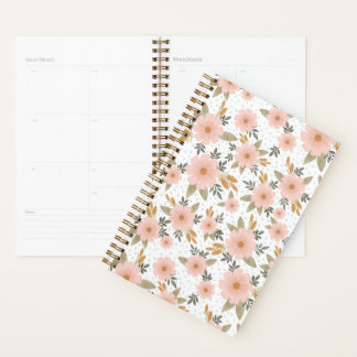 Peachy Pink Herfst Floral Planner