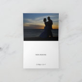 Peachy Pink & Mint Spring Tulips Bedankkaart (Binnen)