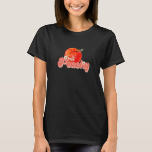 Peachy Retro 70s Georgia Peaches Zomerfruit T-shirt