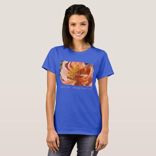 Peachy Roos Petals T-shirt (Voorkant volledig)