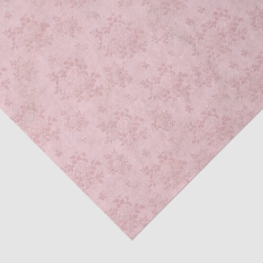  Peachy Roze Antiek Damask Decoupage Tissuepapier (Detail)