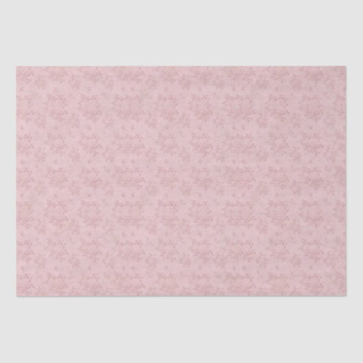  Peachy Roze Antiek Damask Decoupage Tissuepapier (Voorkant)