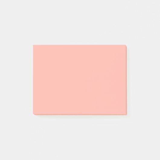 Peachy Roze Stevige Kleur Post-it® Notes (Voorkant)