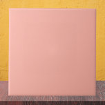 Peachy Roze Stevige Kleur Tegeltje<br><div class="desc">Peachy Roze Stevige Kleur</div>