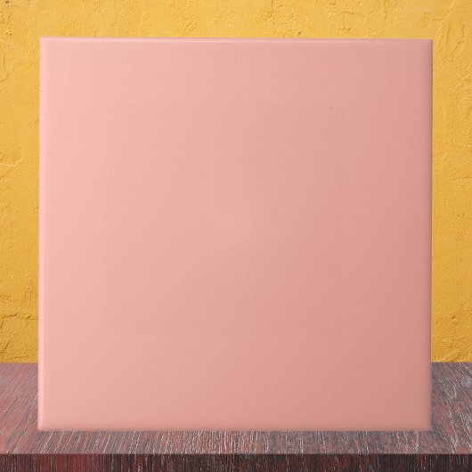Peachy Roze Stevige Kleur Tegeltje