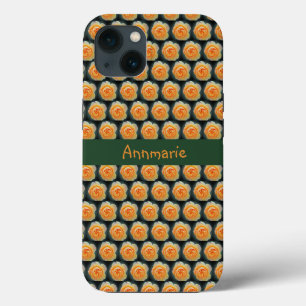Peachy Sinaasappel Tuin Roos Bloem Case-Mate iPhone Case