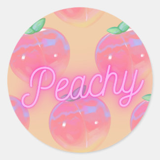 "Peachy" Sticker