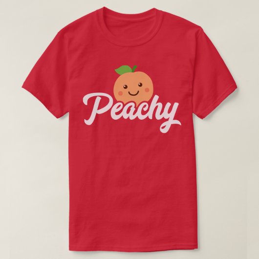 Peachy T-shirt (Design voorkant)