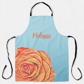 Peachy Tangerine Roos Schort (Voorkant)