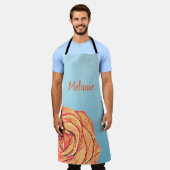 Peachy Tangerine Roos Schort (Gedragen)