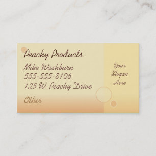 Peachy Visitekaartje