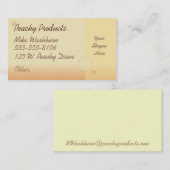 Peachy Visitekaartje (Voorkant / Achterkant)