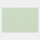Peachy Whimsicality Wrapping Paper Flat Sheet Set (Voorkant 2)