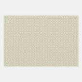Peachy Whimsicality Wrapping Paper Flat Sheet Set (Voorkant)