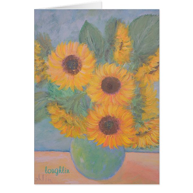 Peachy-zonnebloemen (Voorkant)