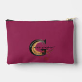 Peacin' Poppies kleine zakje Etui (Achterkant)