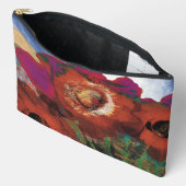 Peacin' Poppies Large Pouch Etui (Open)