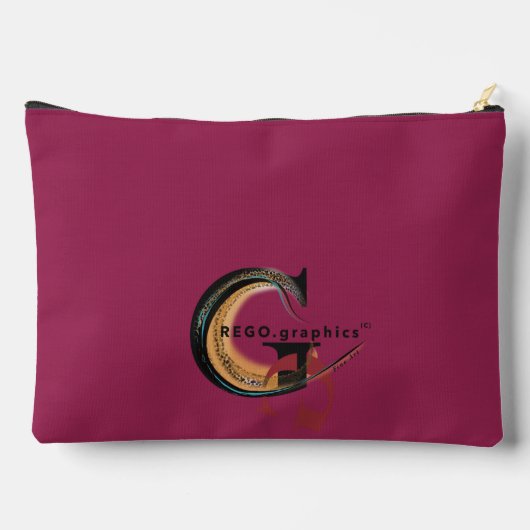 Peacin' Poppies Large Pouch Etui (Achterkant)