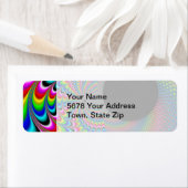 Peackock A Delic - Fractal Art Etiket (Insitu)