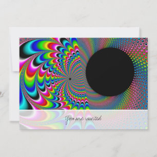 Peackock A Delic - Fractal Art Kaart