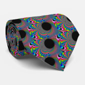 Peackock A Delic - Fractal Art Stropdas (Opgerold)