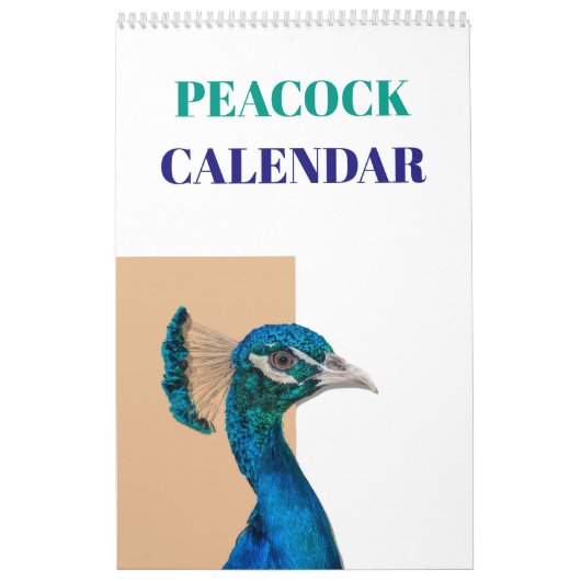 Peacock 2025 kalender (Hoes)