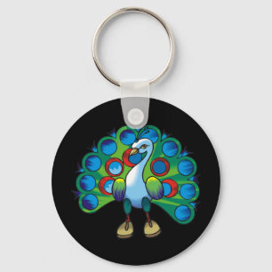 Peacock 2 sleutelhanger