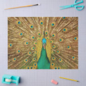 Peacock 2-wandpapier voor het loskoppelen van kuns tissuepapier (Craft)