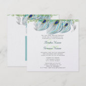 Peacock  3 Veters Kaart (Voorkant / Achterkant)