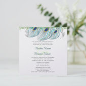 Peacock  3 Veters Kaart (Staand voorkant)