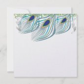 Peacock 3 Veters Kaart (Achterkant)