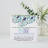 Peacock 3 Veters Kaart (Staand voorkant)