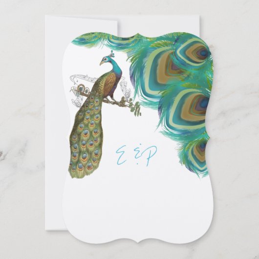 Peacock  4 Veters die het huwelijk verbreken Kaart (Achterkant)