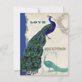  Peacock 5 - officiële bruiloft uitnodiging (Voorkant)