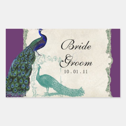  Peacock 5 - Weddenschap of sticker (Voorkant)