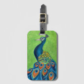 Peacock AcrylBagagelabel Bagagelabel (Voorkant (verticaal))
