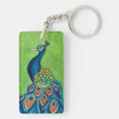 Peacock AcrylSleutelhanger Sleutelhanger (achterkant)
