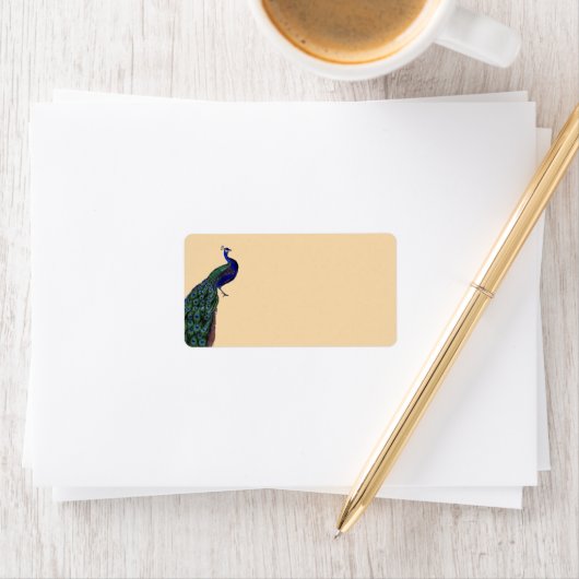  Peacock Adresetiketten Etiket (Insitu)