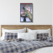  Peacock Afbeelding Canvas Wrap Afdruk (Insitu (Slaapkamer))