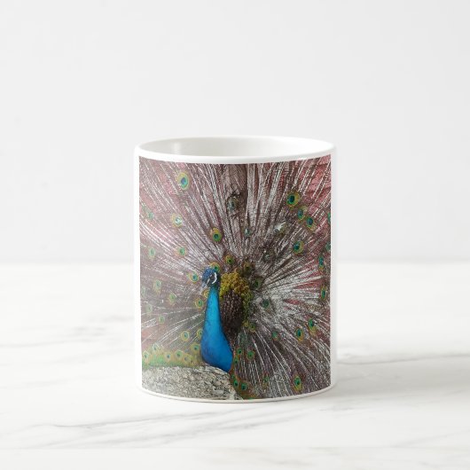 Peacock-Afbeelding Koffiemok (Center)