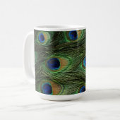 Peacock Afdrukken Koffiemok (Voorkant links)