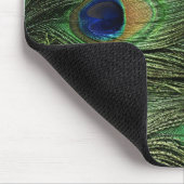 Peacock Afdrukken Muismat (Hoek)