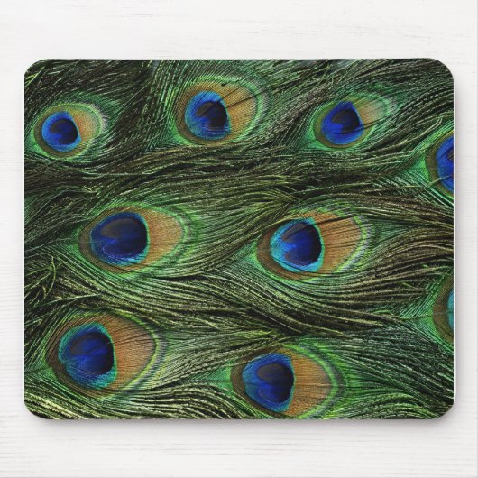 Peacock Afdrukken Muismat (Voorkant)