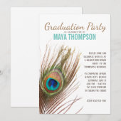 Peacock-Afstuderen Kaart (Voorkant / Achterkant)