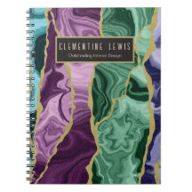 Peacock Agaat V1 Aanpasbaar Notitieboek