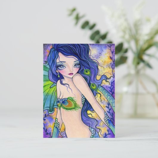 Peacock Allure - Briefkaart (Staand voorkant)