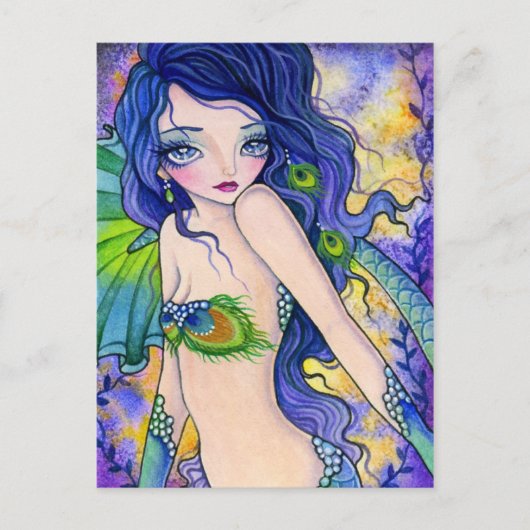 Peacock Allure - Briefkaart (Voorkant)