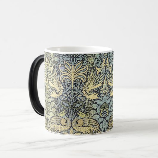 Peacock and Dragon van William Morris Magische Mok (Voorkant links)